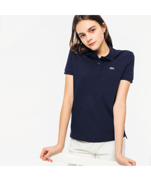 LACOSTE(ラコステ)/コットン100% ピケ ポロシャツ（半袖）/ネイビー