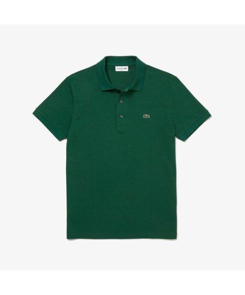 LACOSTE Mens(ラコステ　メンズ)/スリムフィットソリッドポロシャツ（半袖）/カーキ