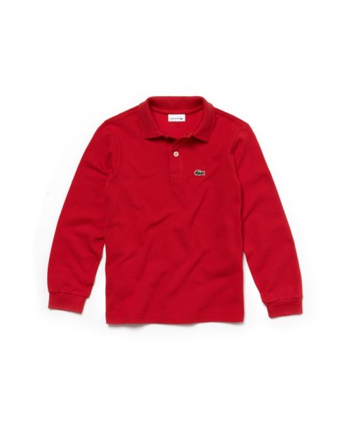 LACOSTE KIDS(ラコステ　キッズ)/Boys プチピケポロシャツ (長袖)/レッド