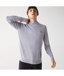 LACOSTE Mens(ラコステ　メンズ)/オーガニックコットンクルーネックセーター/シルバーグレー