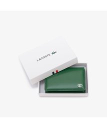 LACOSTE Mens(ラコステ　メンズ)/レザーミニマルカードケース/グリーン