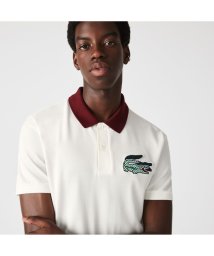 LACOSTE Mens(ラコステ　メンズ)/ダブルクロックエンブレムポロシャツ/ホワイト