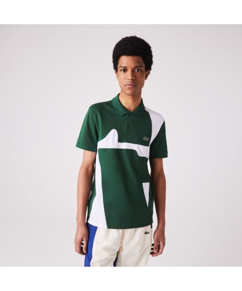 LACOSTE Mens(ラコステ　メンズ)/ヘリテージグラフィックポロシャツ/グリーン