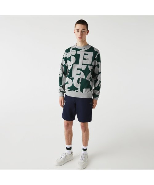 LACOSTE Mens(ラコステ　メンズ)/ヘリテージグラフィッククルーネックスウェット/グリーン