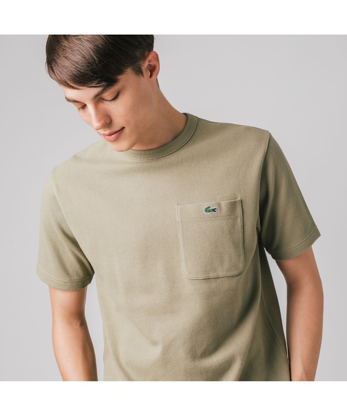 鹿の子地ポケットTシャツ(505172224) | ラコステ メンズ(LACOSTE Mens ...
