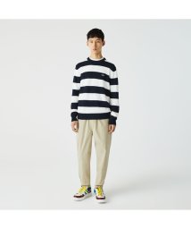 LACOSTE Mens/ボーダーオーガニックコットンニットセーター/505172327