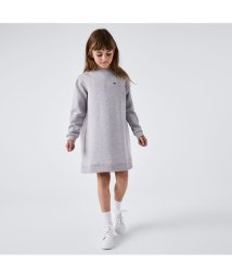 LACOSTE KIDS(ラコステ　キッズ)/GIRLSバックプリーツクルーネックスウェットドレス/グレー