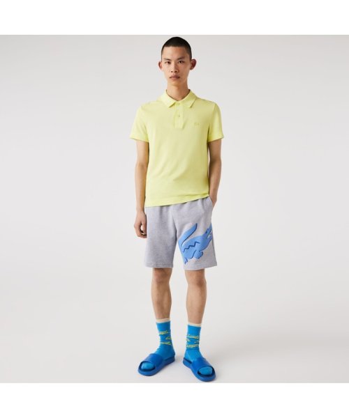 LACOSTE Mens(ラコステ　メンズ)/ビッグクロックスウェットショーツ/シルバーグレー