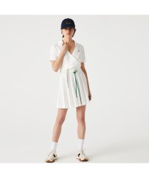 LACOSTELIVE LADYS(ラコステライブ　レディース)/ラコステライブ ラップアラウンドポロシャツ/ホワイト