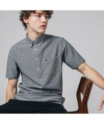 LACOSTE Mens(ラコステ　メンズ)/クールマックスブレンドジャガード半袖ポロシャツ/ブラック