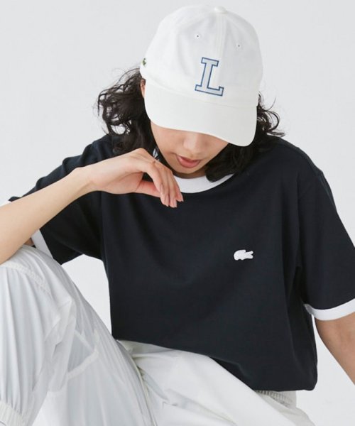 LACOSTE Mens(ラコステ　メンズ)/コットンツイルLロゴキャップ/オフホワイト