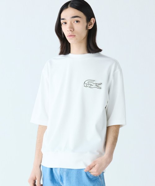 オーバーサイズクロックエンブレムスウェットTシャツ 
