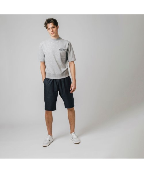 オーバーサイズクロックエンブレムスウェットTシャツ 