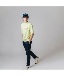 LACOSTE Mens(ラコステ　メンズ)/オーバーサイズクロックエンブレムスウェットTシャツ/ライトイエロー