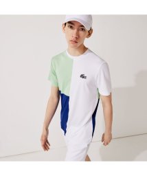 LACOSTESPORTS MENS/カラーブロックウルトラドライ鹿の子Tシャツ/505172708