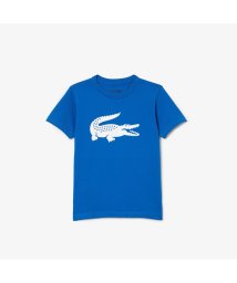 LACOSTE KIDS(ラコステ　キッズ)/ウルトラドライクロックプリント　キッズTシャツ/ライトブルー