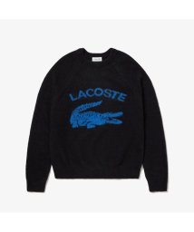 LACOSTE Mens(ラコステ　メンズ)/ラコステグラフィッククルーネックセーター/ブラック×ブルー