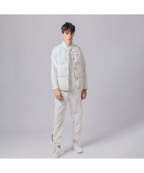 LACOSTE Mens(ラコステ　メンズ)/ピケダウンベスト/ホワイト