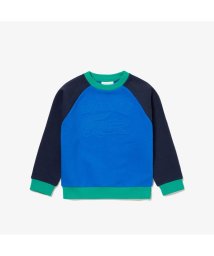 LACOSTE KIDS(ラコステ　キッズ)/BOYSラグランスリーブ配色スウェット/ネイビー