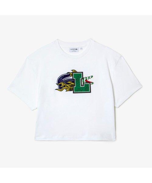 LACOSTE(ラコステ)/ホリデーコレクター半袖Tシャツ/ホワイト