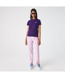 LACOSTESPORTS LADYS/コントラストクロックエンブレムクルーネックTシャツ/505173142