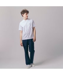 LACOSTE Mens(ラコステ　メンズ)/アウトラインクロックポケットTシャツ/ホワイト