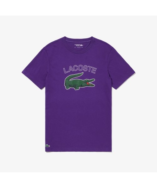 LACOSTESPORTS MENS(ラコステスポーツ　メンズ)/リアルクロックグラフィックウルトラドライTシャツ/バイオレット