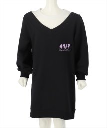 ANAP KIDS/レイヤード風ミニ裏毛ワンピース/505174832