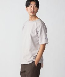 SHIPS MEN(シップス　メン)/【SHIPS別注】Champion: MADE IN USA T1011 ガーメントダイ Tシャツ/シルバーグレー