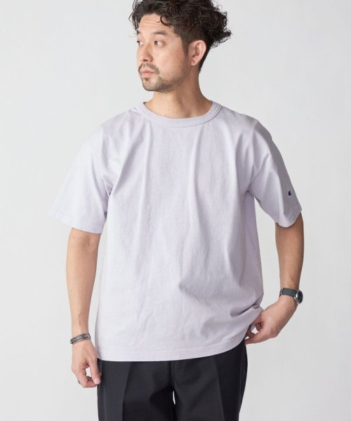 SHIPS MEN(シップス　メン)/【SHIPS別注】Champion: MADE IN USA T1011 ガーメントダイ Tシャツ/ライラック