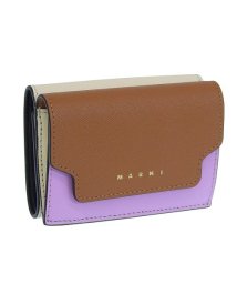 MARNI/MARNI マルニ SAFFIANO レザー 三つ折り 財布/505174968