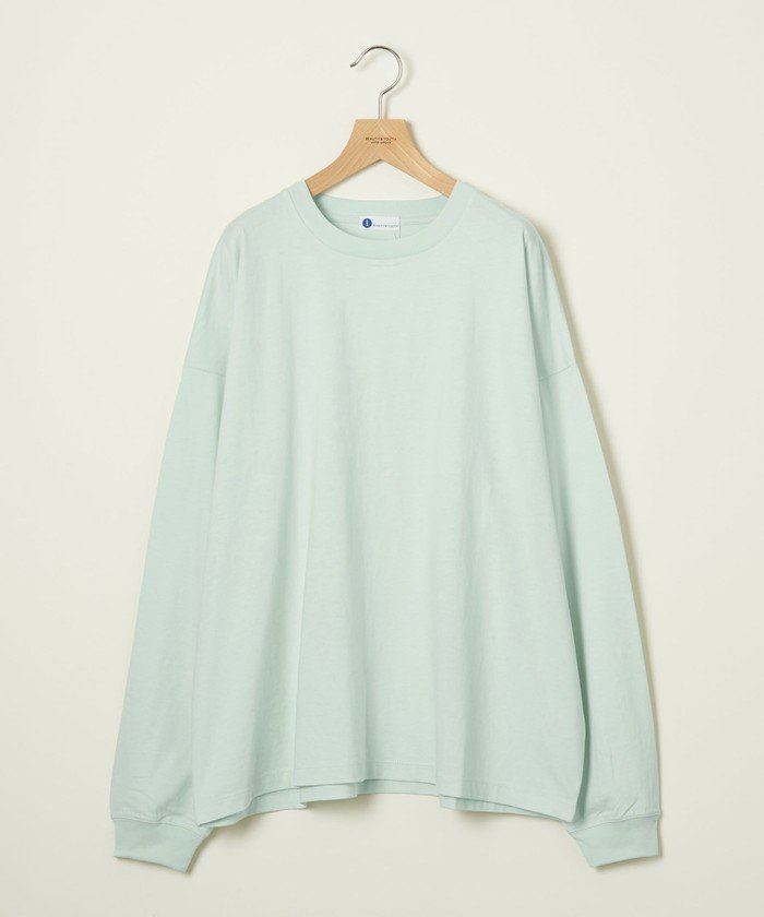 ビューティ＆ユース ユナイテッドアローズ ＜info. BEAUTY & YOUTH＞ スーパービック クルーネック ロングスリーブTシャツ ユニセック..