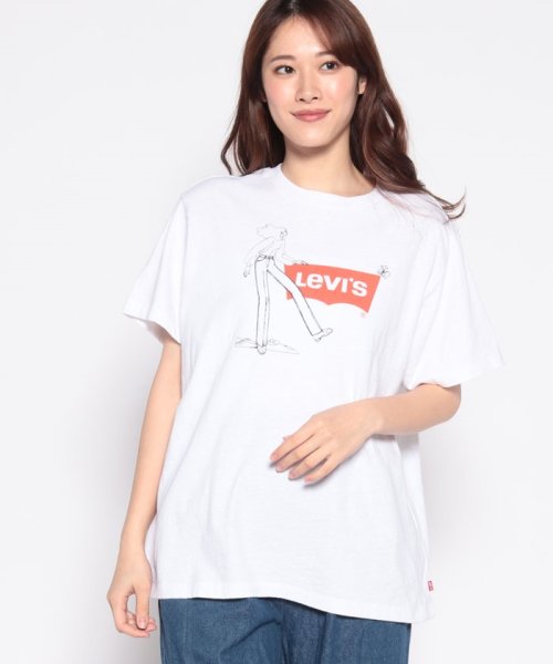 LEVI’S OUTLET(リーバイスアウトレット)/GRAPHIC JET TEE LEVIS FOR GALS BRIGHT WH/ホワイト系
