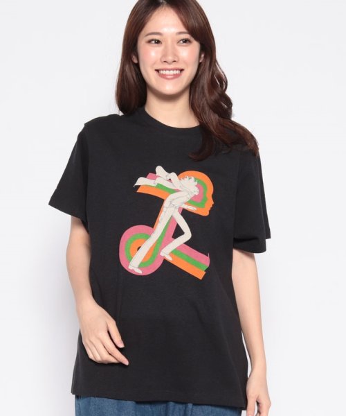 LEVI’S OUTLET(リーバイスアウトレット)/GRAPHIC JET TEE LEVIS FOR GALS CAVIAR GR/ブラック系