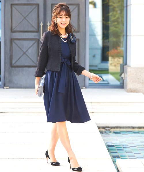 ワンピース＆ジャケットアンサンブルスーツセット「SU509」(505167665  