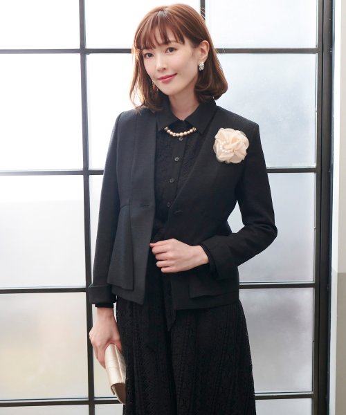 ルイルエブティック(RUIRUE BOUTIQUE) |レースシャツワンピース  