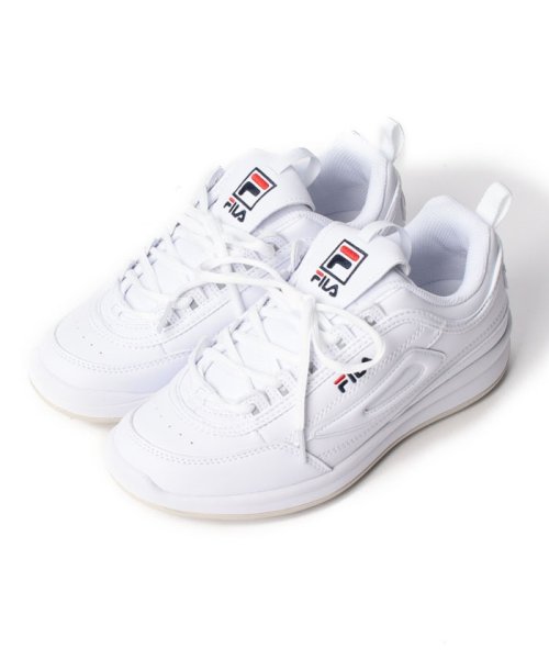 FILA（Shoes）(フィラ（シューズ）)/DISRUPTOR 2 GOLF/ ディスラプター2 ゴルフ  スパイクレス 軽量 レディース メンズ/ ホワイト/ホワイト