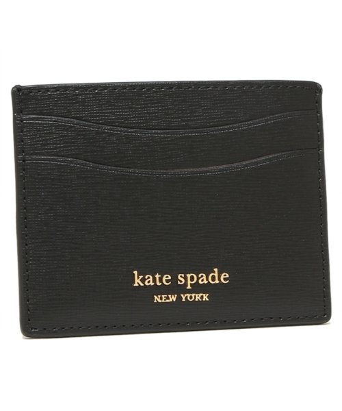 kate spade new york(ケイトスペードニューヨーク)/ケイトスペード フラグメントケース カードケース モーガン パスケース ブラック レディース KATE SPADE K8929 001/その他
