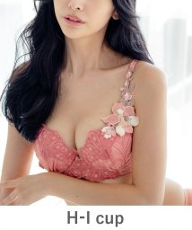 fran de lingerie(フランデランジェリー)/GRACE Masquerade らくらく補正グレースマスカレード コーディネートブラジャー H65－H90カップ/モカ