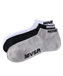 MOVESPORT/【3足セット】直角3Pソックス（アンクル丈）/505176429