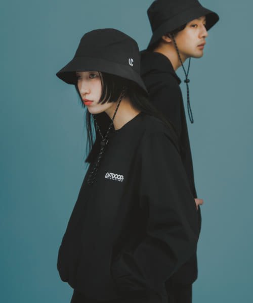 SENSE OF PLACE by URBAN RESEARCH(センスオブプレイス バイ アーバンリサーチ)/『別注』Uiscel×OUTDOORPRODUCTS　アウターB/BLACK