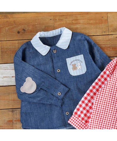 セール】tiny bear ワッペン付きシャツ(504971689) アプレレクール(apres les cours) MAGASEEK apres les cours アプレレクール tiny bear シャツ