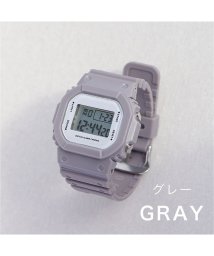 nattito(ナティート)/【メーカー直営店】腕時計 ユニセックス フロスト デジタル 多機能 シンプル アウトドア GY055/グレー