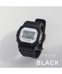nattito(ナティート)/【メーカー直営店】腕時計 ユニセックス フロスト デジタル 多機能 シンプル アウトドア GY055/ブラック