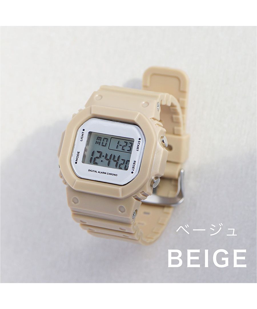 【メーカー直営店】腕時計 ユニセックス フロスト デジタル 多機能 シンプル アウトドア GY055