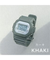 nattito(ナティート)/【メーカー直営店】腕時計 ユニセックス フロスト デジタル 多機能 シンプル アウトドア GY055/カーキ