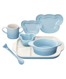 LE CREUSET(ル・クルーゼ)/ル・クルーゼ Le Creuset お食い初め 食器セット 7点セット 男の子 女の子 キッズ 子供 離乳食 断熱 オーブン 食洗器対応 ベビー テーブルウェア/ブルー