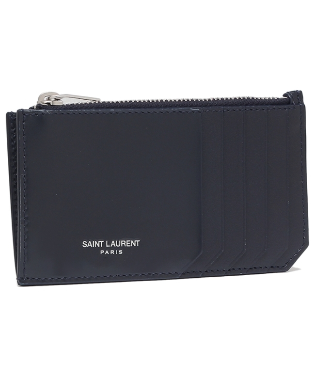SAINT LAURENT PARIS 財布・コインケース - 紺