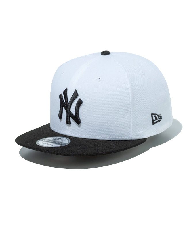 ニューエラ キャップ 9FIFTY メンズ レディース ニューヨーク・ヤンキース ロゴ フラットバイザー アジャスタブル 帽子 定番 NEW ERA