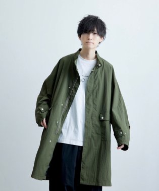 JUNRed/こめ×JUNRed オーバーナイロンモッズコート/505157834